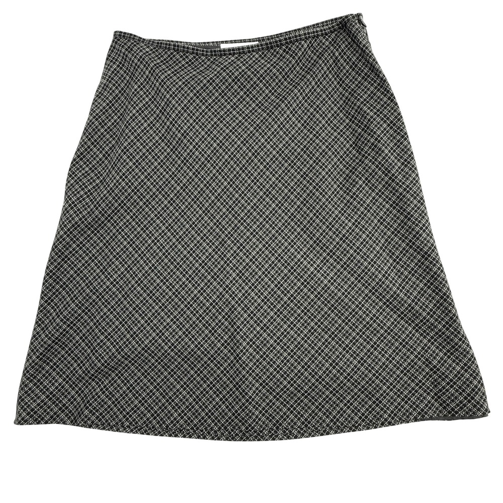 Vintage Rena Rowan Plaid Career Skirt Size 12 A-Line‎ Business Casual Retro Chic